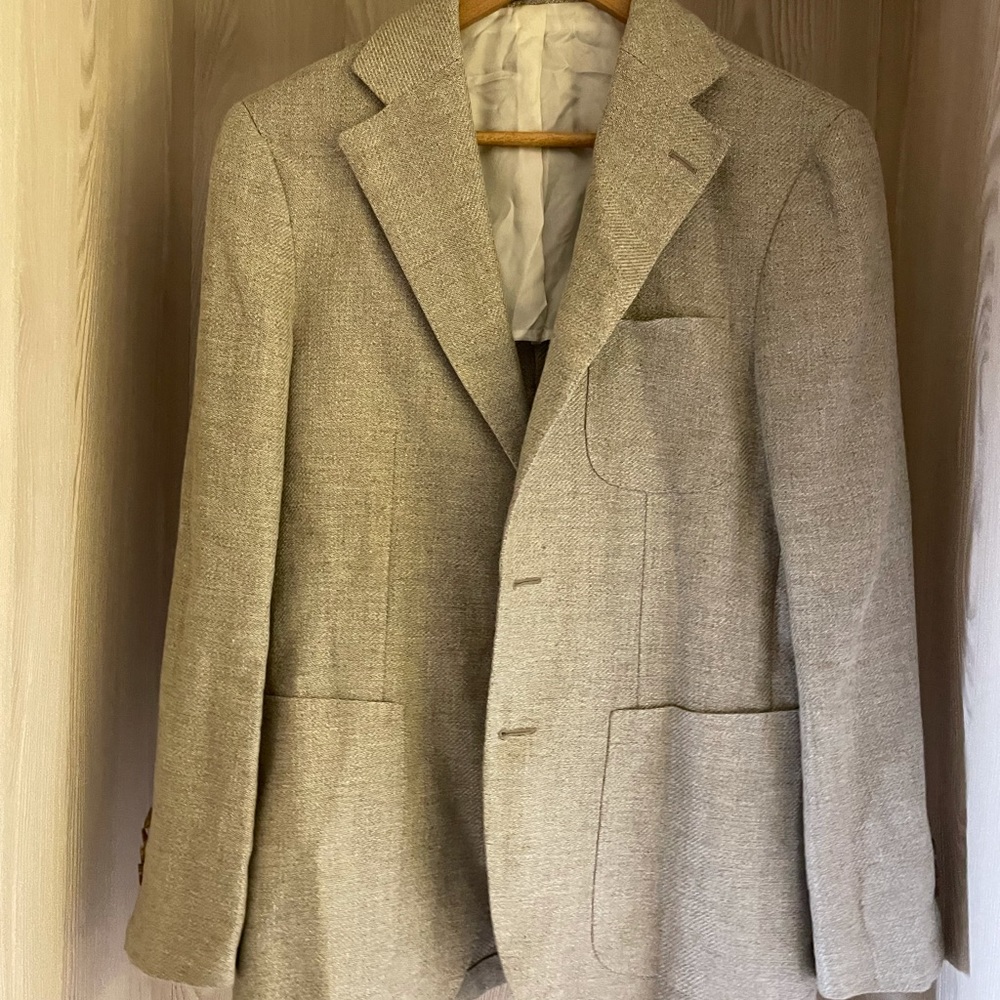 SUITSUPPLY Hudson Hemp Wool Blazer (36S)